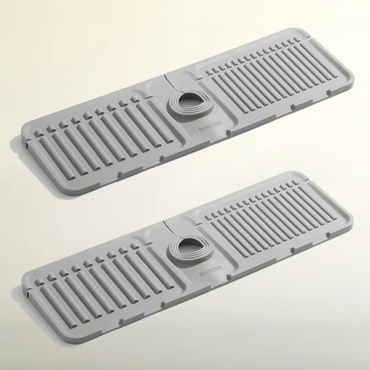 Factory Personalized Custom New Arrival Silicone Faucet Splash Drain Mat Silicone Kitchen Faucet Drain Mat-1