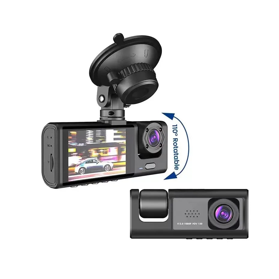 Dash Cam Front Rear, 170°Wide Angle 1080p Full HD Dash Camera, Night Vision, WDR, Accident Lock, Loop Recording, Parking Monitor-5