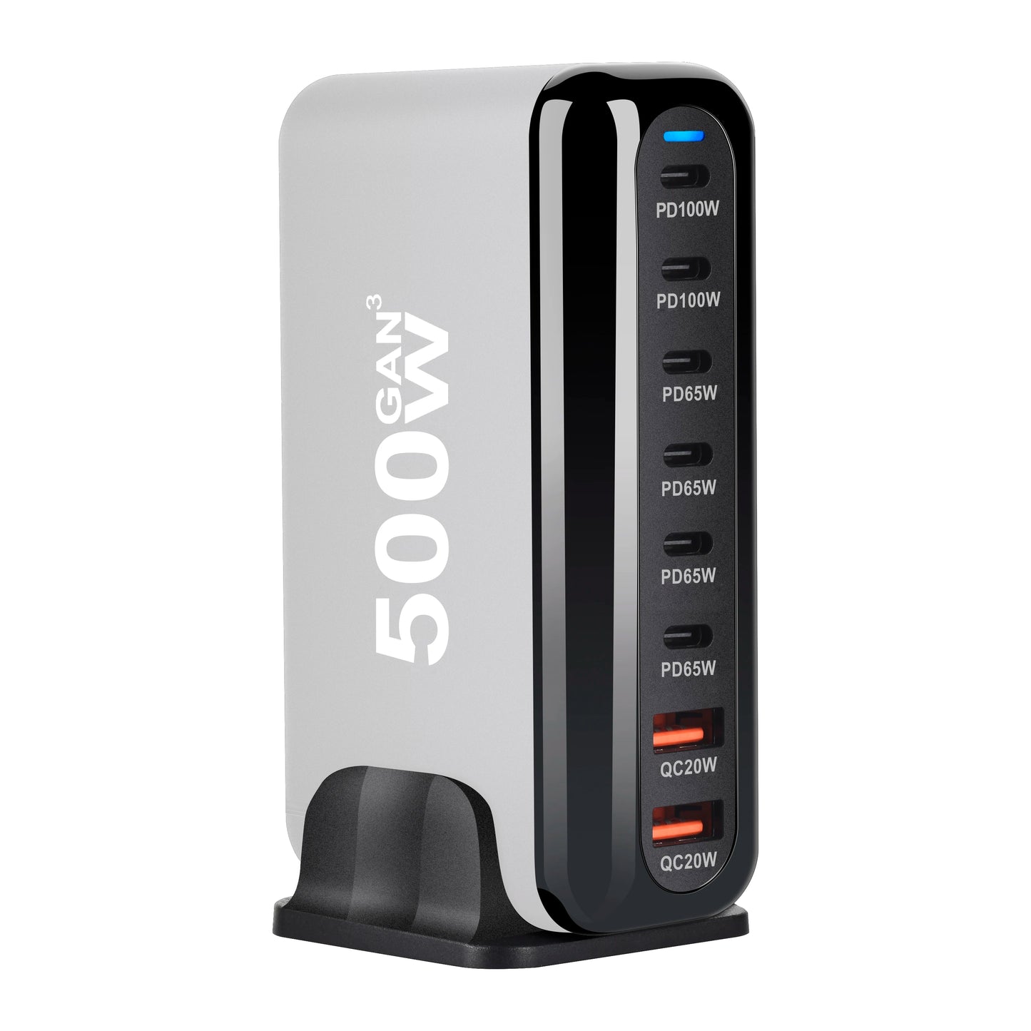 Dropshipping Products 2024 500W Notebook Gan Mobile Side Table Usb Fast Charger Adapters for Laptop Phone Type C Usb Charger-0