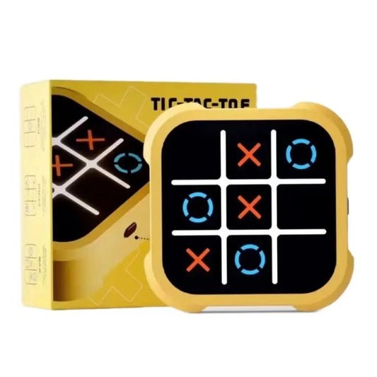 Electronic Tic-Tac-Toe Game Portable Family Fun -0