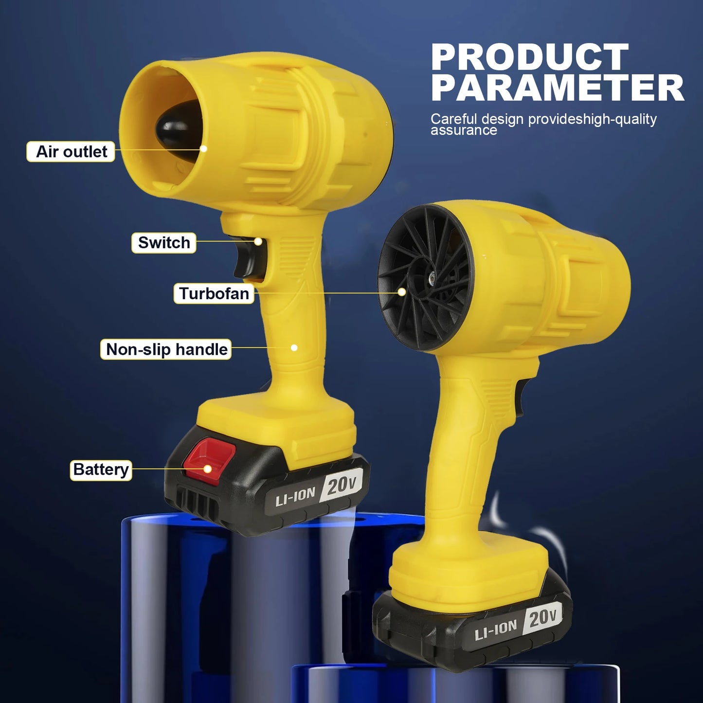 20V Cordless Electric Turbo Blower-3