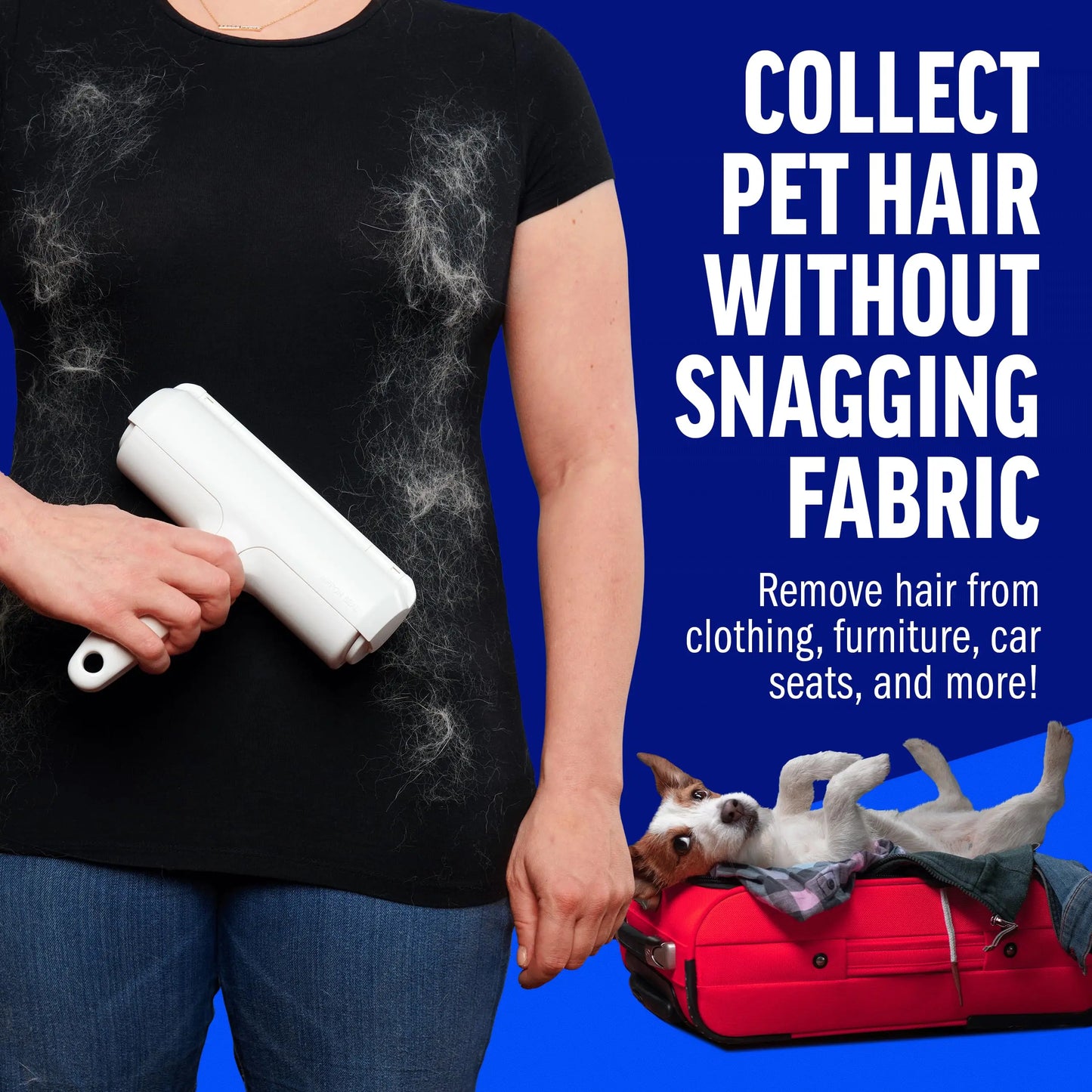 Reusable Pet Hair and Lint Removing Roller -4