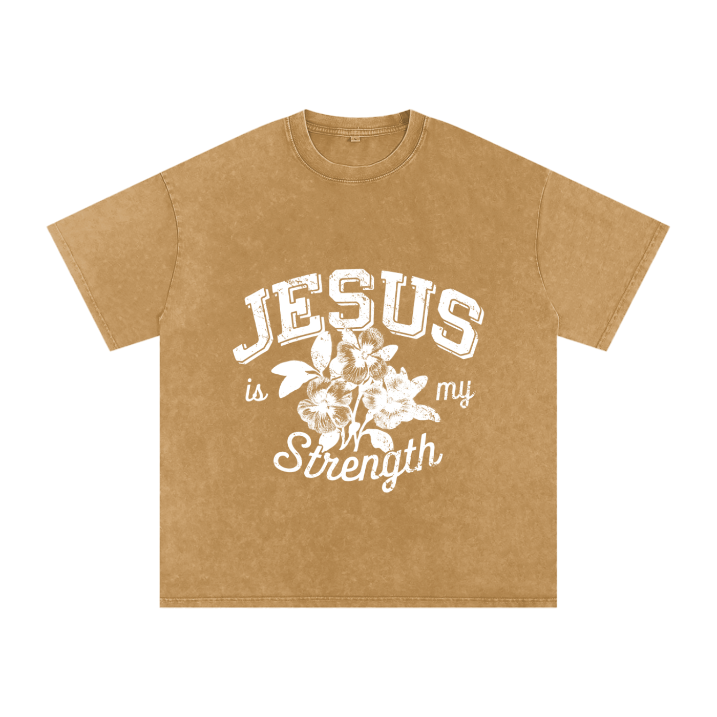 Jesus is My Strength T-shirt (White)