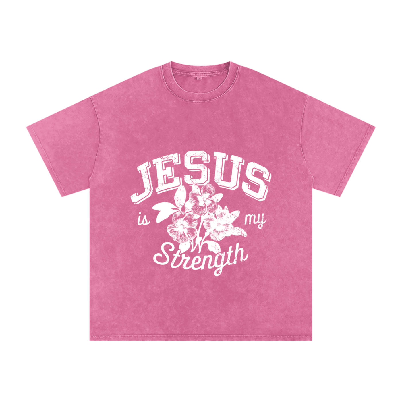 Jesus is My Strength T-shirt (White)
