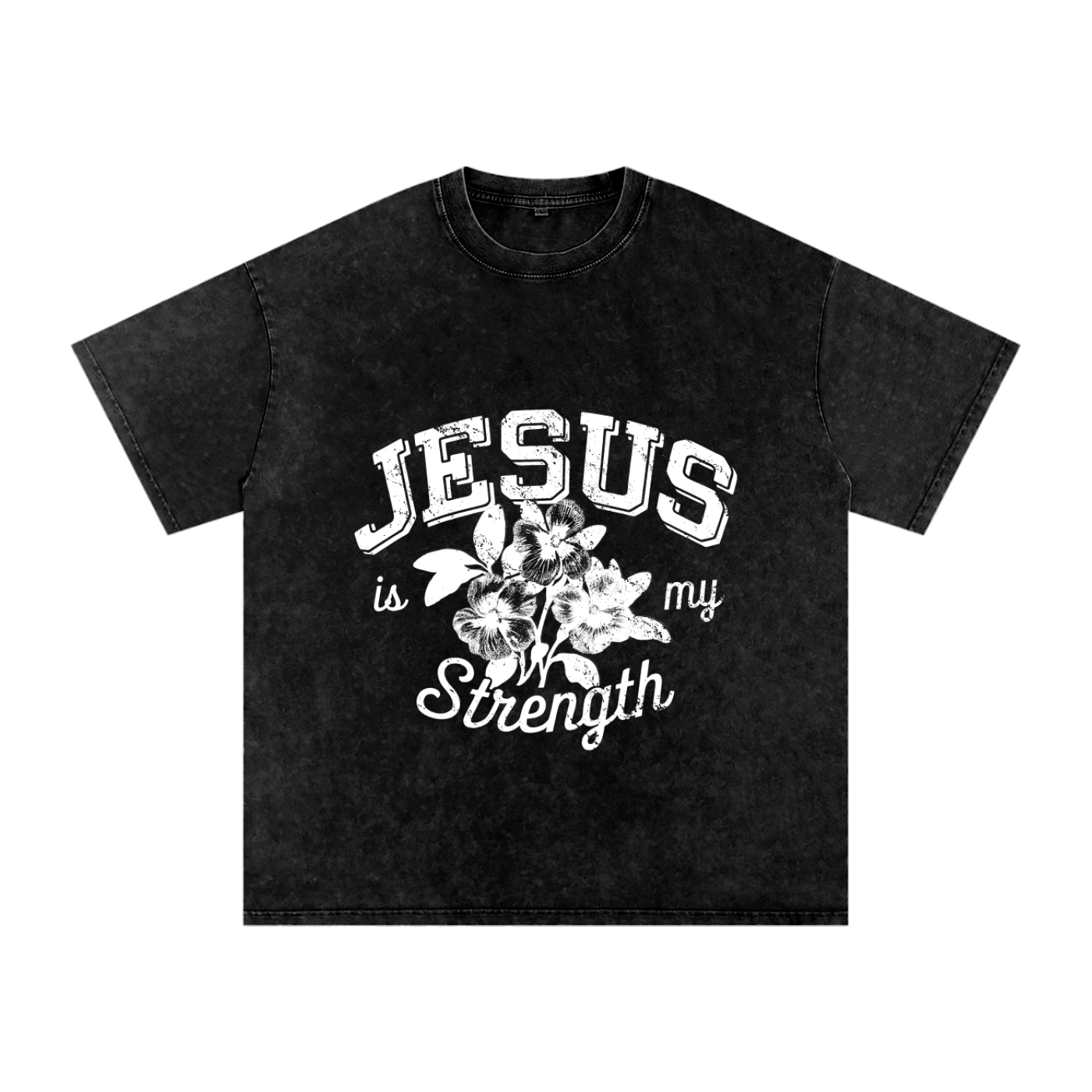 Jesus is My Strength T-shirt (White)