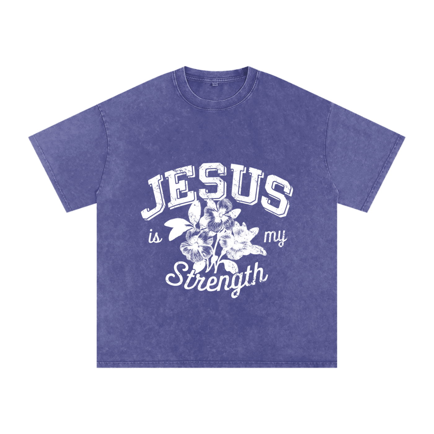 Jesus is My Strength T-shirt (White)