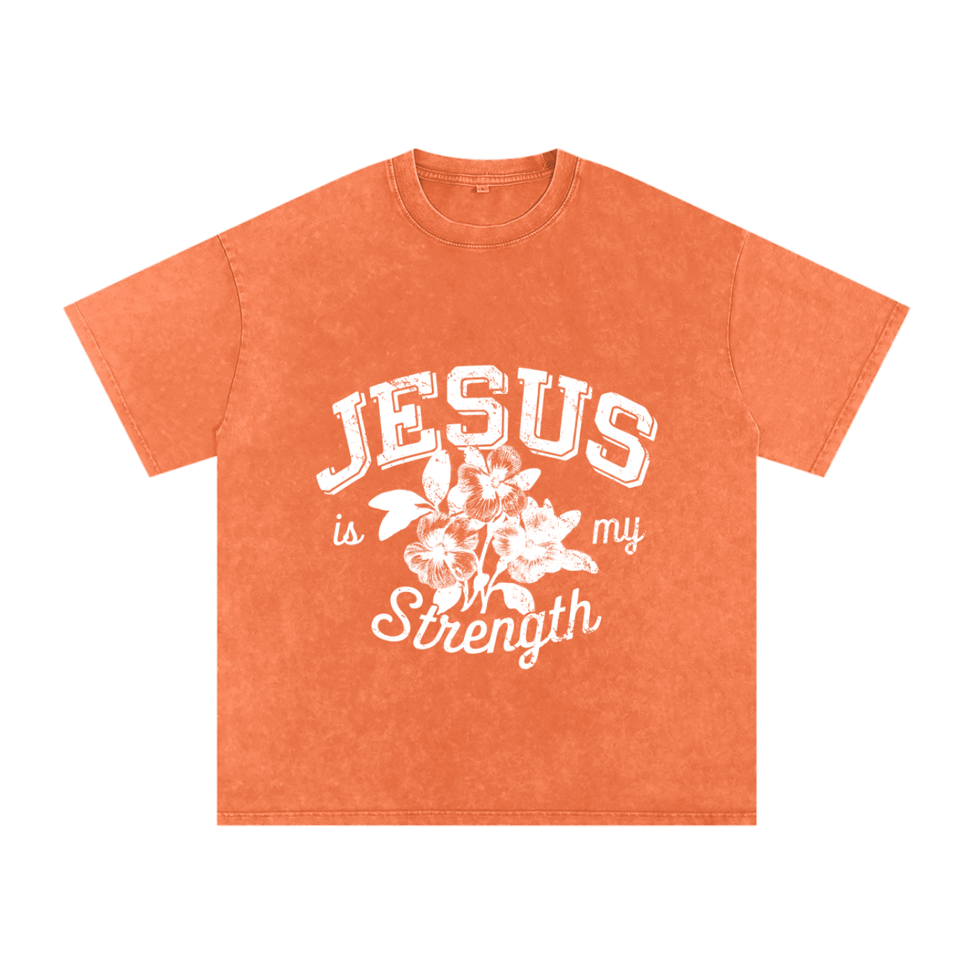 Jesus is My Strength T-shirt (White)