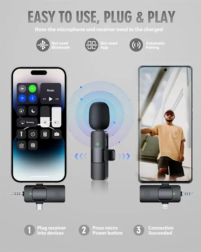 3 in 1 Microphone for Multi Device Recording-1