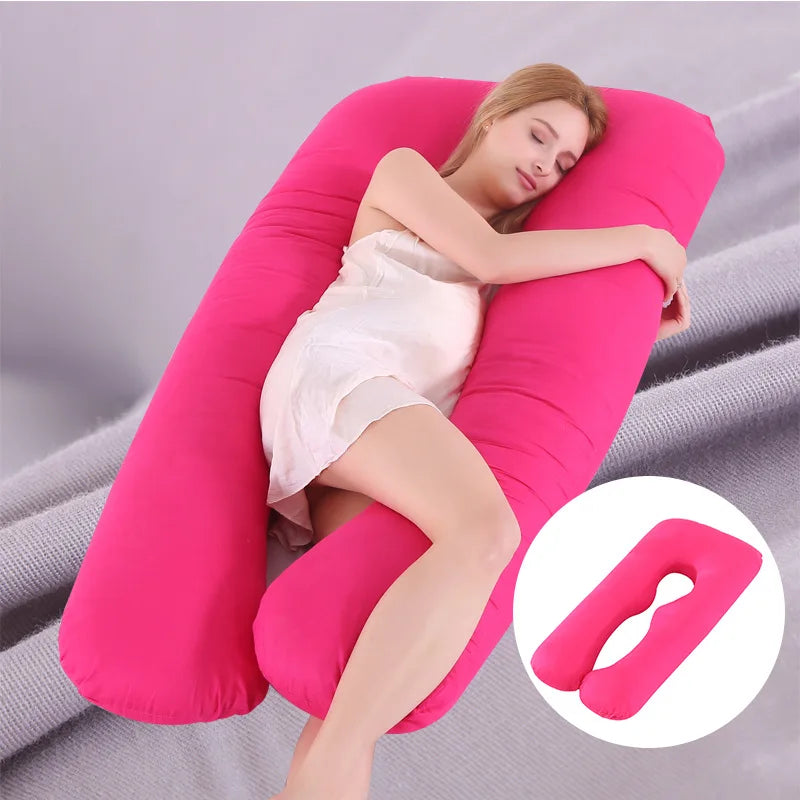 Multi-color U-shaped Multi-functional Cotton Maternity Pillow-2
