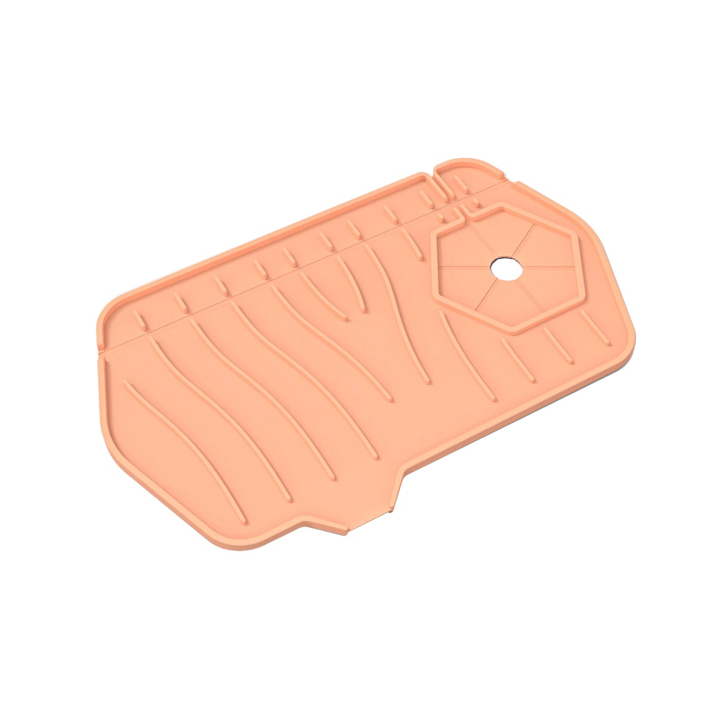 Hot Sales Silicone Faucet Splash Mat Water Draining Pad Silicone Sink Splash Guard Mat for Kitchen-8
