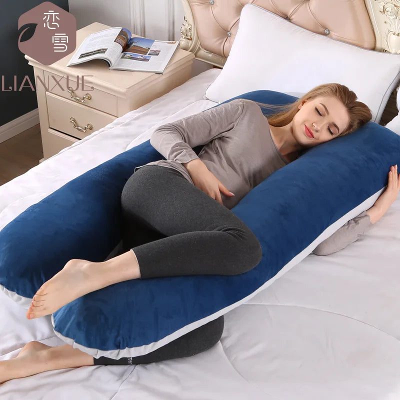 Multi-color U-shaped Multi-functional Cotton Maternity Pillow-22