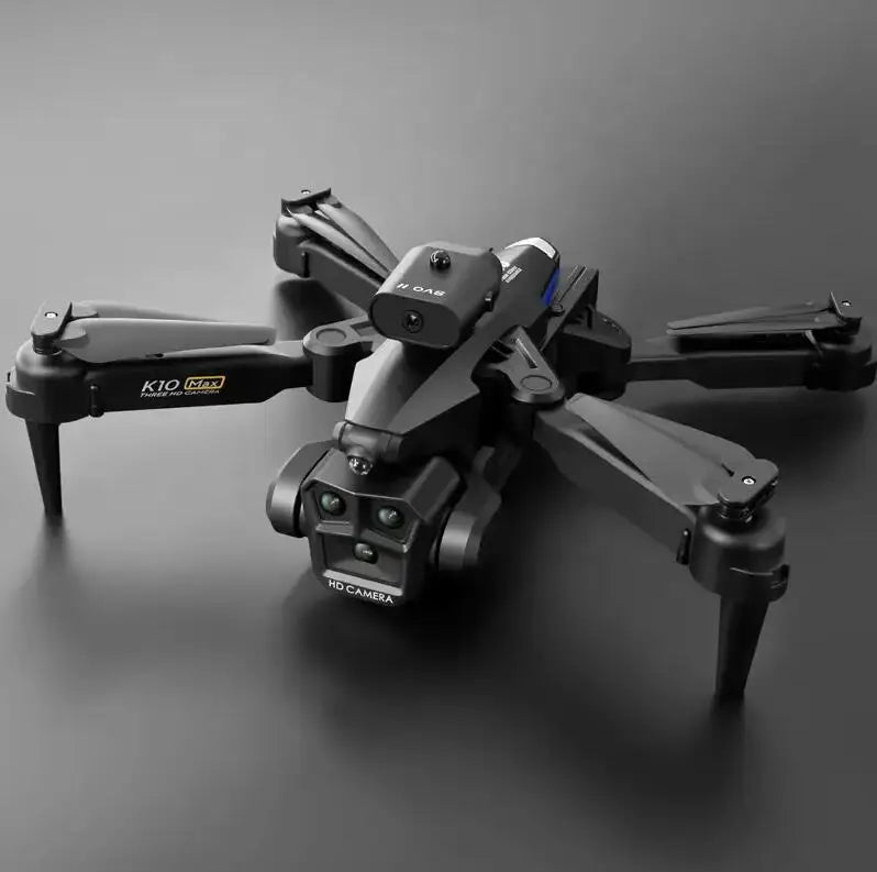K10 Max Drone with Three 4K HD Camera Four Way Obstacle Avoidance Optical Flow Positioning RC Helicopter Dron Toys Children Gift-3