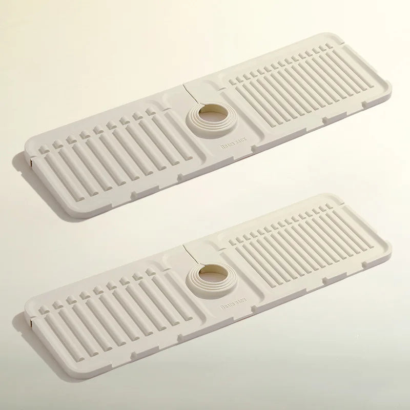 Factory Personalized Custom New Arrival Silicone Faucet Splash Drain Mat Silicone Kitchen Faucet Drain Mat-4