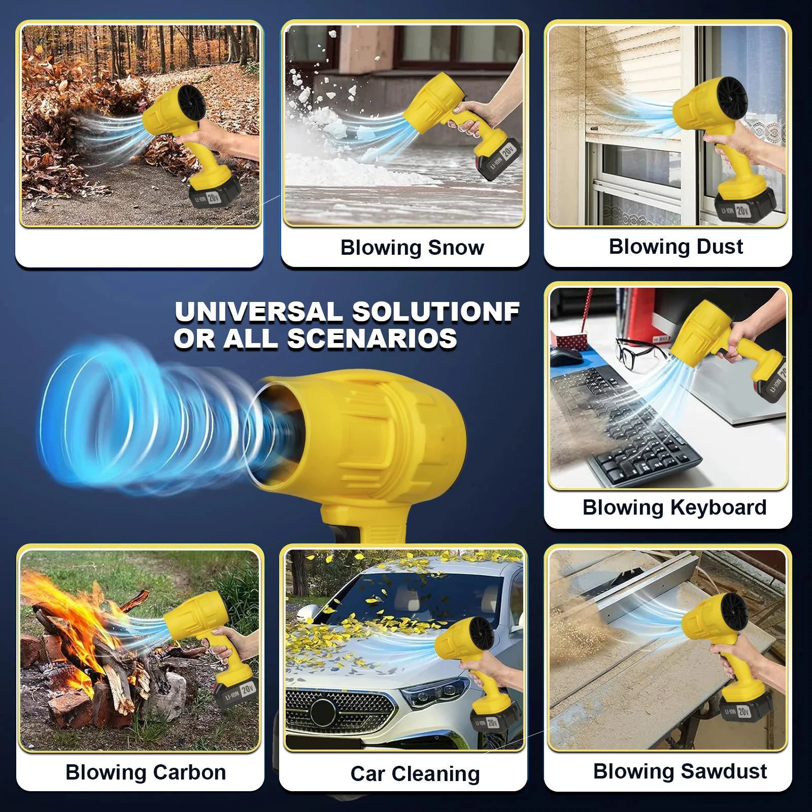 20V Cordless Electric Turbo Blower-4