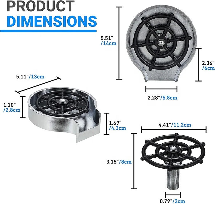 Kitchen Sink Glass Rinser (High Pressure)-5