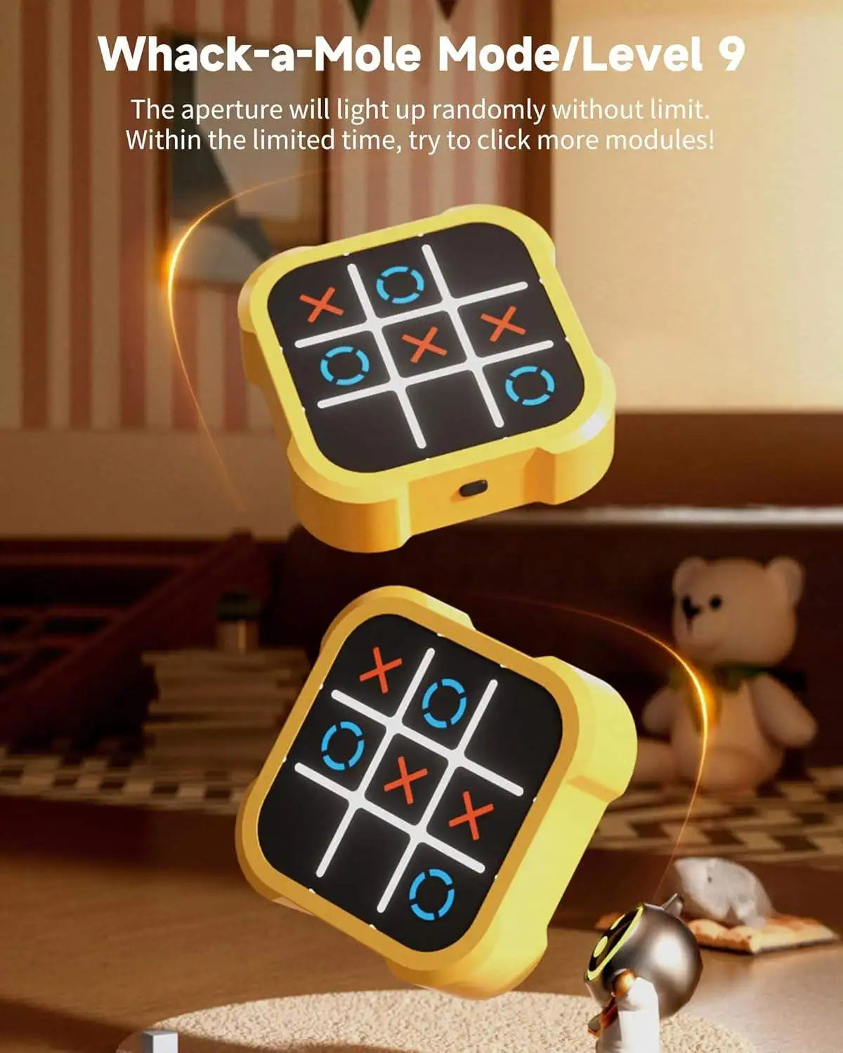  Electronic Tic-Tac-Toe Game Portable Family Fun -5