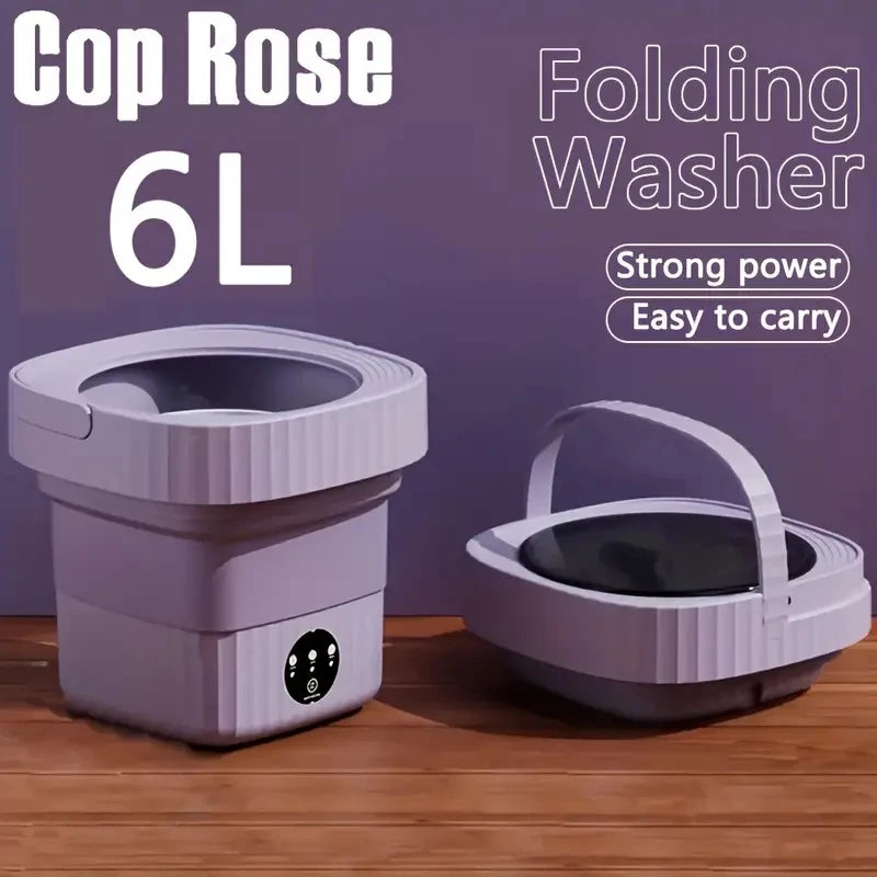 Mini Folding Washing Machine (Multifunctional Suitable for Apartments, Dormitories, Hotels)-6