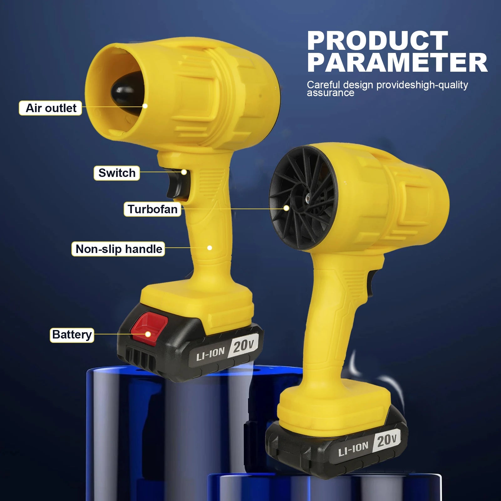 20V Cordless Electric Turbo Blower-3