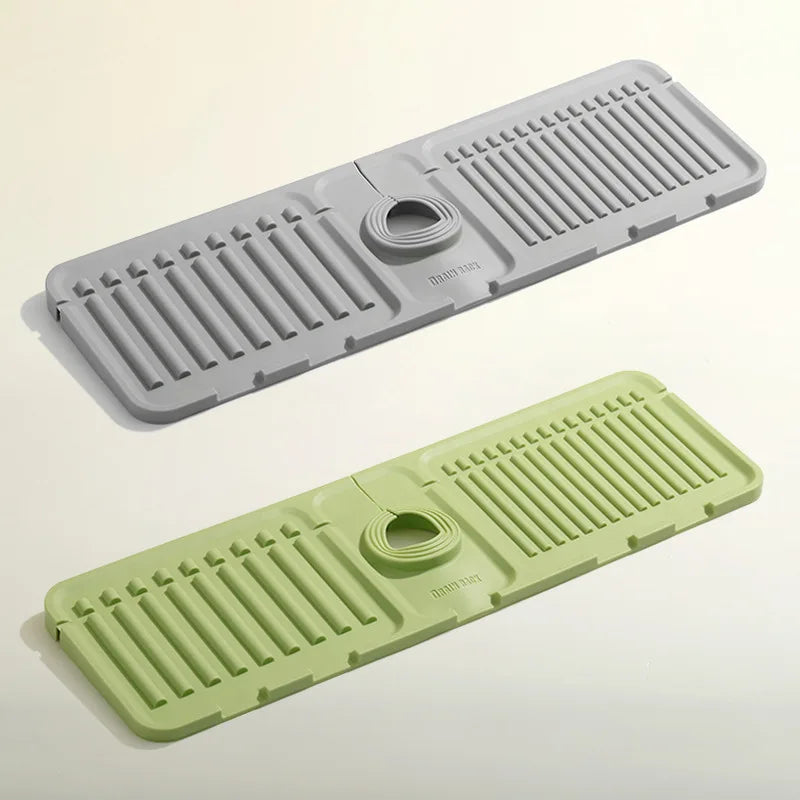 Factory Personalized Custom New Arrival Silicone Faucet Splash Drain Mat Silicone Kitchen Faucet Drain Mat-0
