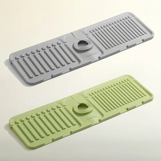 Factory Personalized Custom New Arrival Silicone Faucet Splash Drain Mat Silicone Kitchen Faucet Drain Mat-0