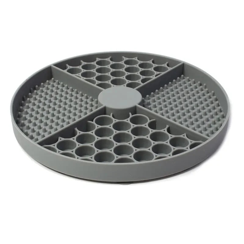 Silicone Licking Mat Cat Slow Feeder With Suction Cup Slow Feeding Pad Dog Licking Pad Anxiety-relieving Utensils-6