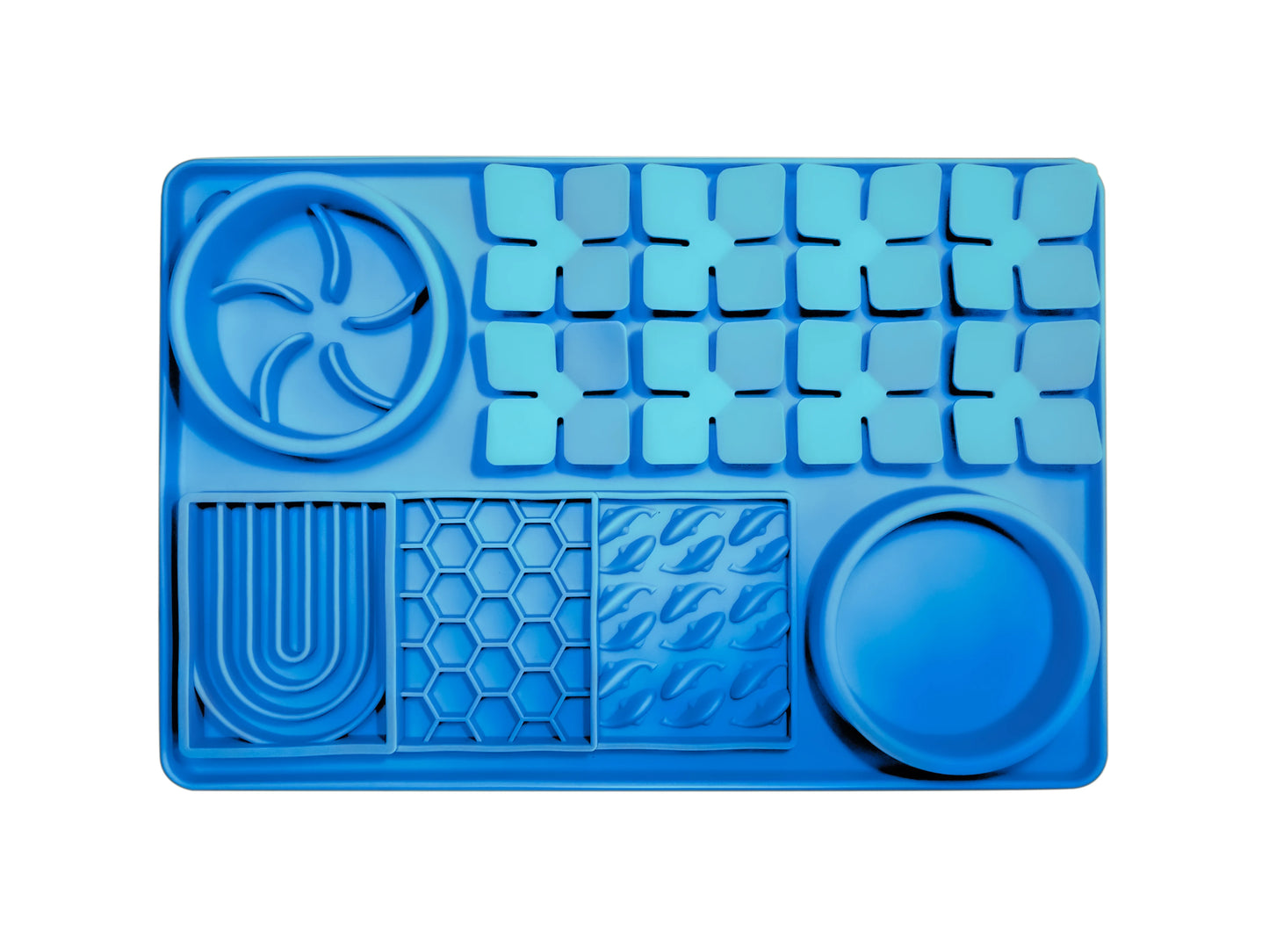 ZMaker All-in-one Dog Lick Pad Slow Feeder Dog Bowl with Suction Cups Silicone Licking Mat for Slow Eating-8