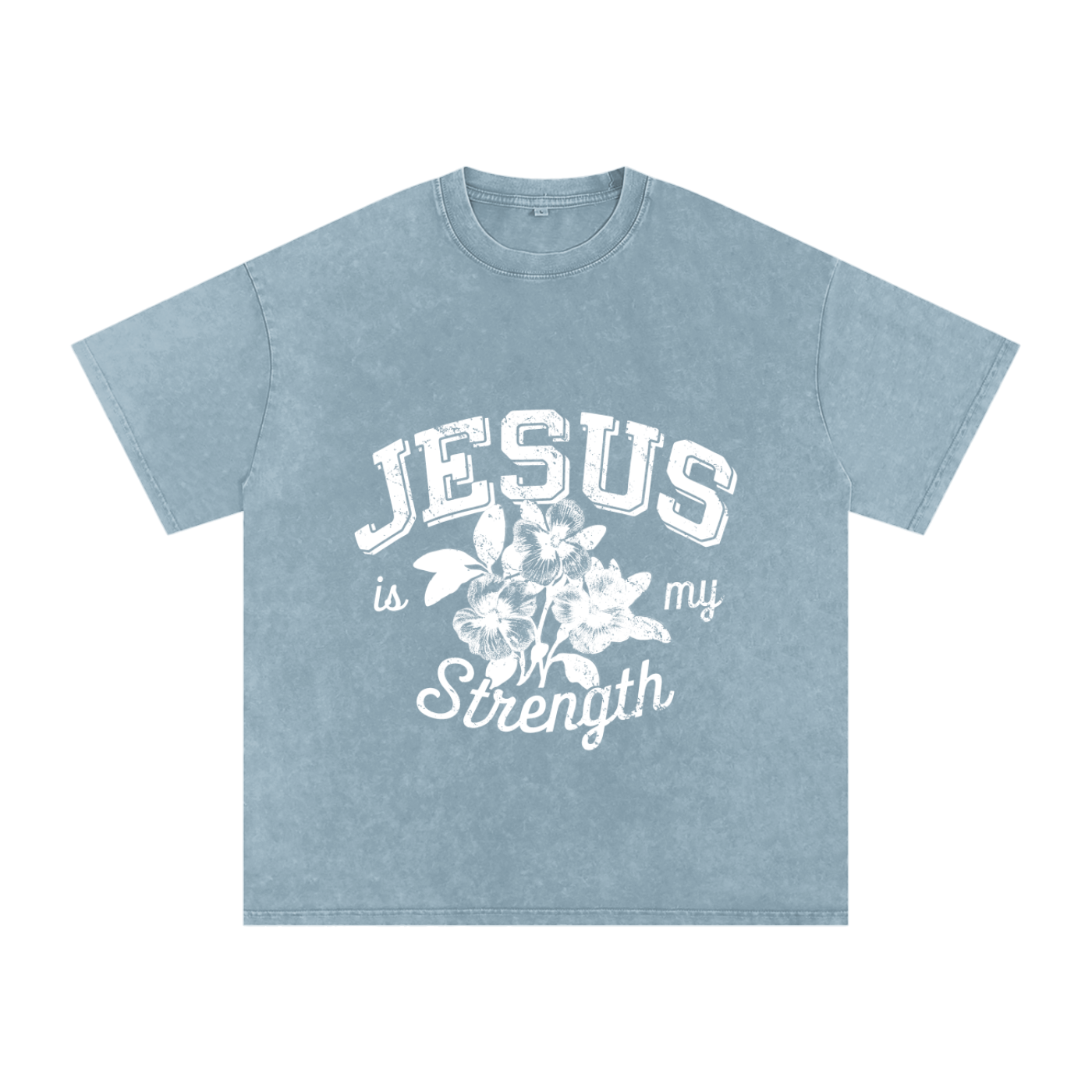 Jesus is My Strength T-shirt (White)