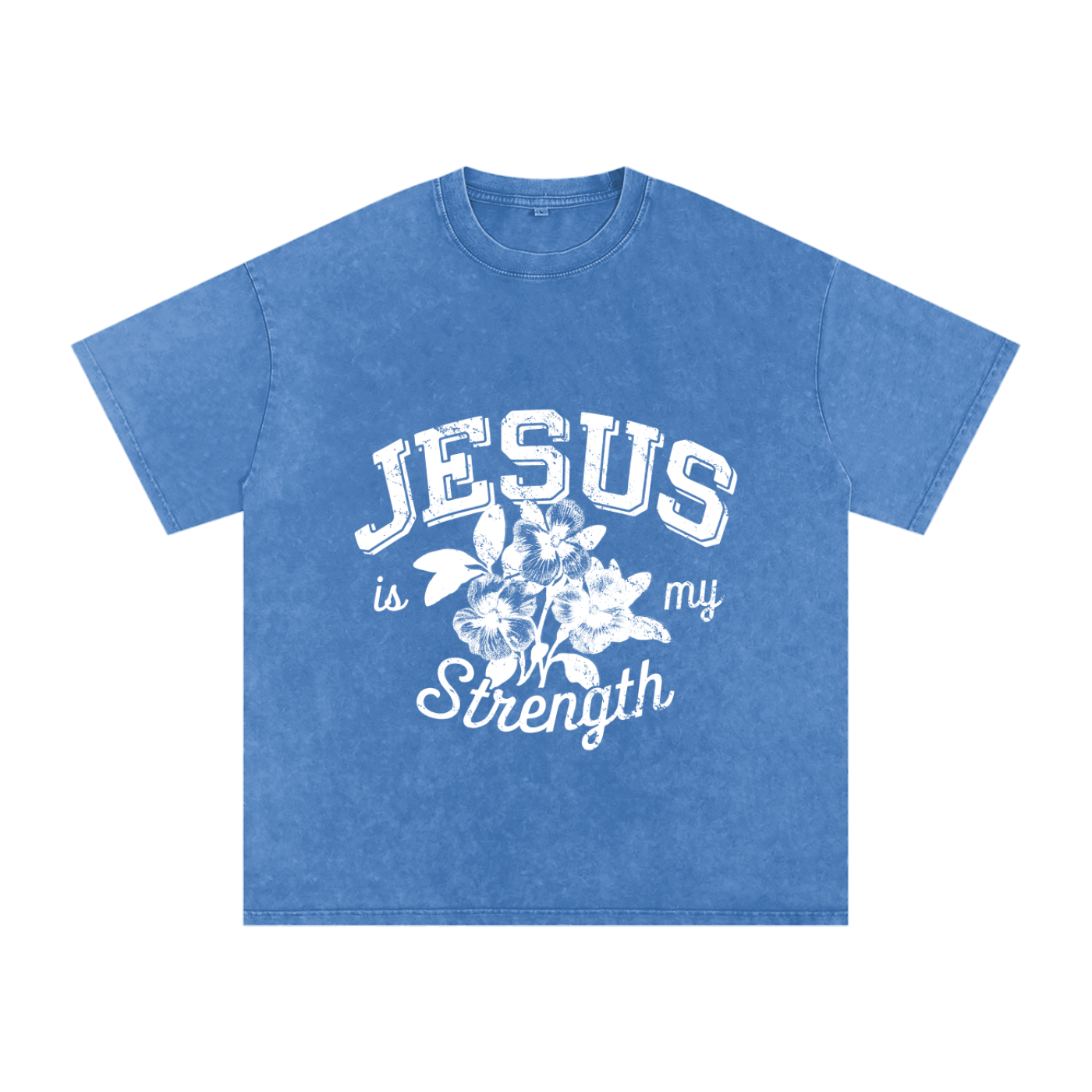 Jesus is My Strength T-shirt (White)