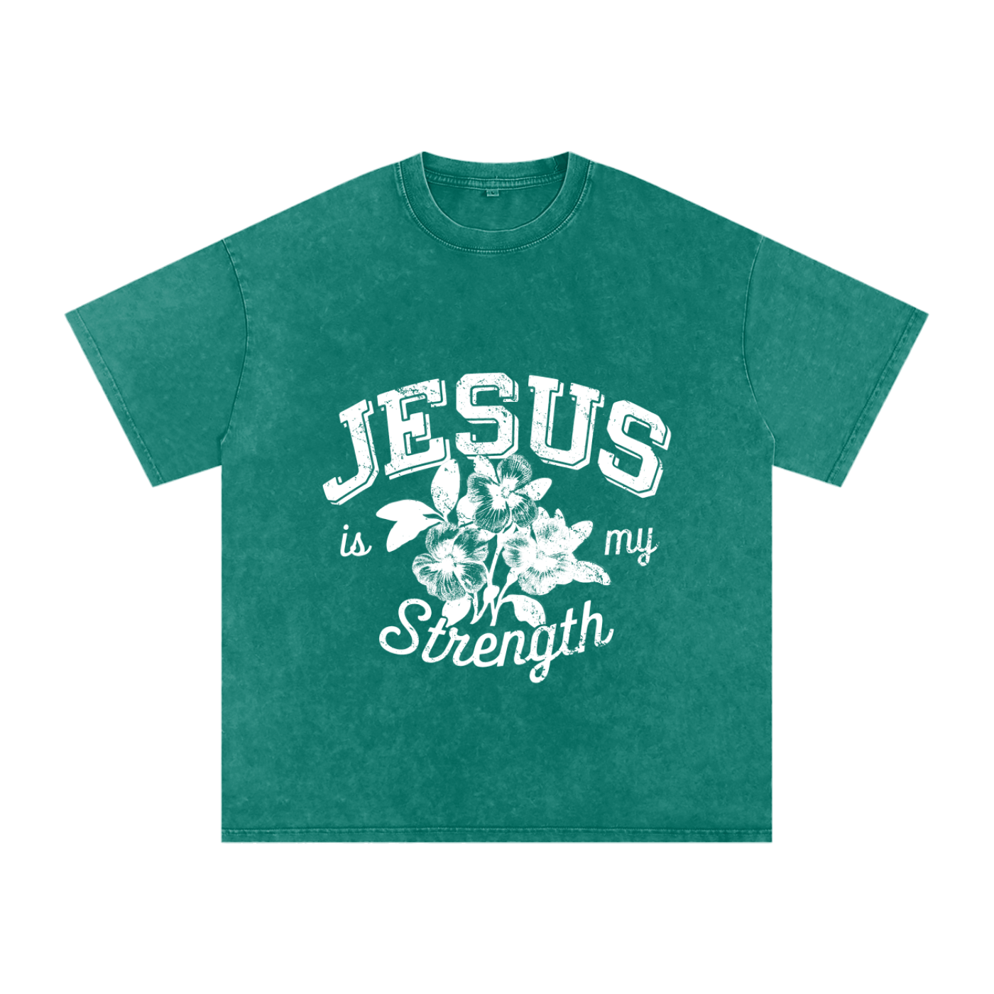 Jesus is My Strength T-shirt (White)